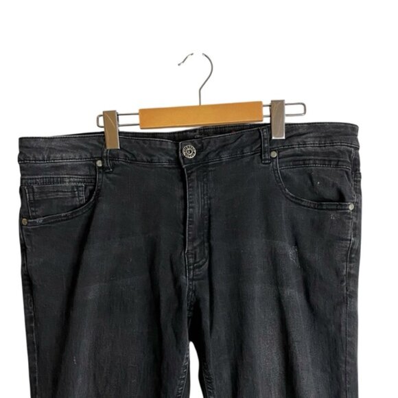 Vintage Parasuco Men's Black Straight Leg Denim Jeans - Picture 2 of 8